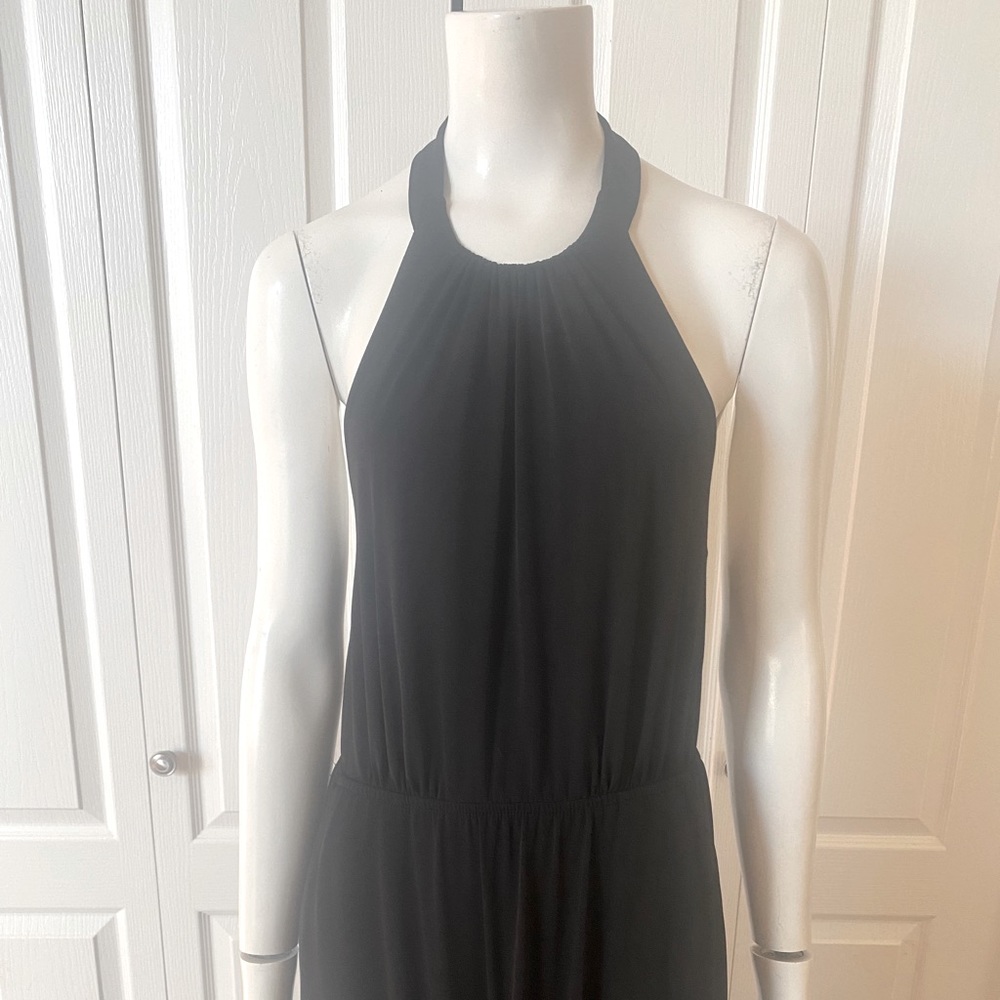 Black maxi dress